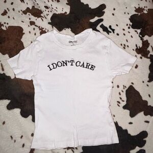 On Fire White Cotton T-Shirt